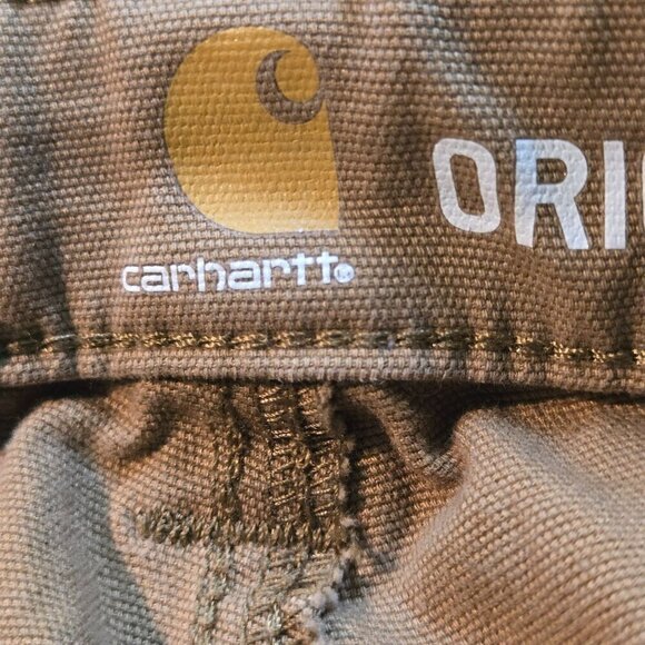 Carhartt Original Fit Carhartt Brown Carpenter Pants Size 12 - Picture 5 of 8